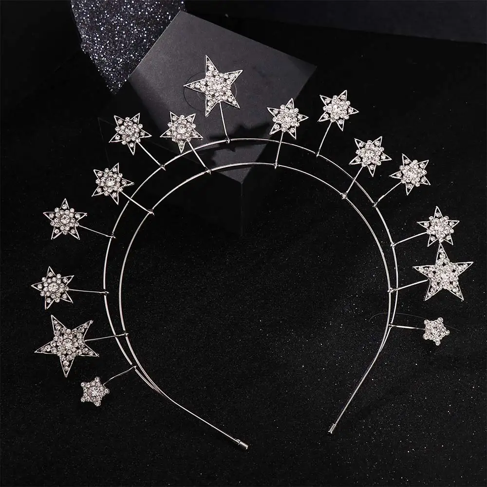Fairy Crown Cute Crystal Bridal Hair Tiara Wedding Hair Accessories Rhinestone Hairband Star Hair Hoop Headpieces Head Jewelry
Fairy Crown Cute Crystal Bridal Hair Tiara Wedding Hair Accessories Rhinestone Hairband Star Hair Hoop Headpieces Head Jewelry
