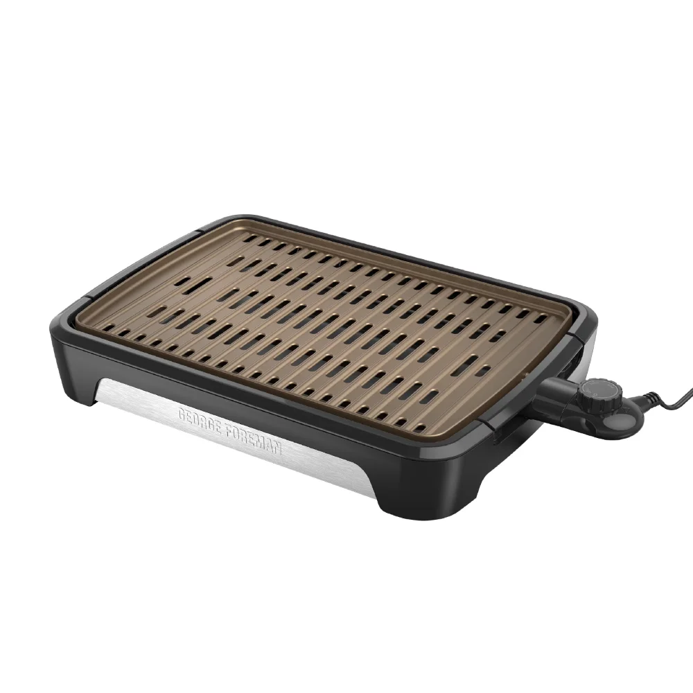 George Foreman Party Size Open Grate Smokeless Grill, Black, GFS0172SB Electric Grills Oven Electric Cooking Appliances
George Foreman Party Size Open Grate Smokeless Grill, Black, GFS0172SB Electric Grills Oven Electric Cooking Appliances