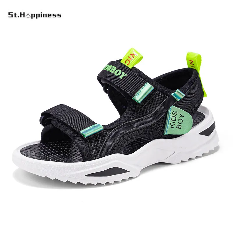 New Summer Beach Water Children Sandals Fashion Shoes Lightweight Non-slip Soft Bottom Shading Leather Boys Comfortable Sandals
New Summer Beach Water Children Sandals Fashion Shoes Lightweight Non-slip Soft Bottom Shading Leather Boys Comfortable Sandals