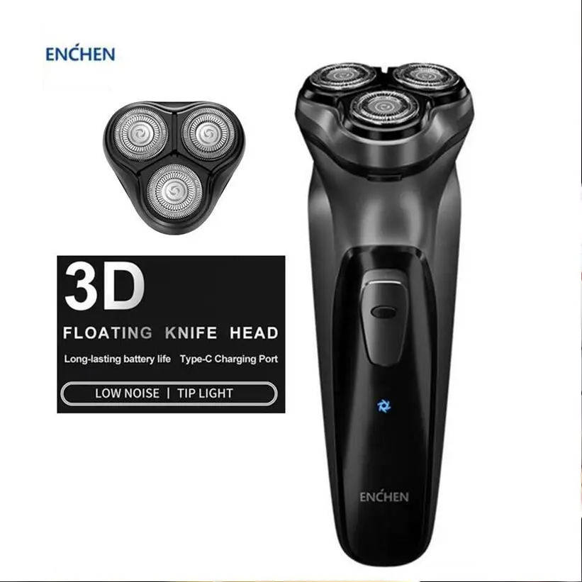 Enchen Blackstone Rechargeable Electric Shaver 3D Triple Floating Blade Heads Shaving Razors Men Beard Trimmer Machine
Enchen Blackstone Rechargeable Electric Shaver 3D Triple Floating Blade Heads Shaving Razors Men Beard Trimmer Machine