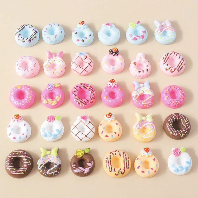 15Pcs Mixed Kawaii Sweet Resin Donuts Flatbacks Cabochon Girls DIY Phone Nail Art Headwear Ornaments Jewelry Accessories
15Pcs Mixed Kawaii Sweet Resin Donuts Flatbacks Cabochon Girls DIY Phone Nail Art Headwear Ornaments Jewelry Accessories