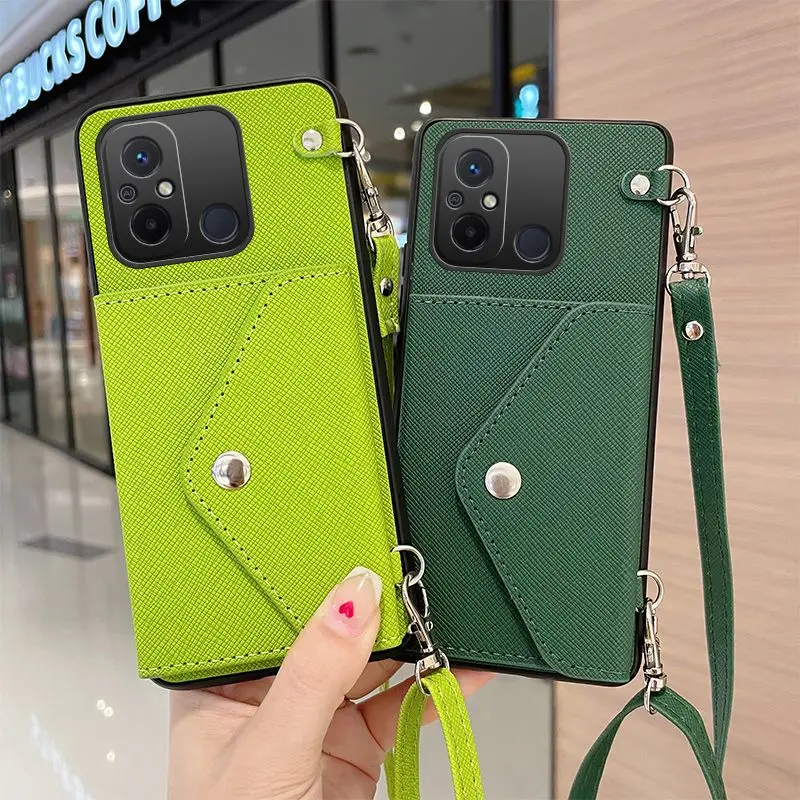 Suitable For Xiaomi Redmi 12C Leather Soft Phone Case, Change Card Bag, Crossbody Strap Lanyard
Suitable For Xiaomi Redmi 12C Leather Soft Phone Case, Change Card Bag, Crossbody Strap Lanyard