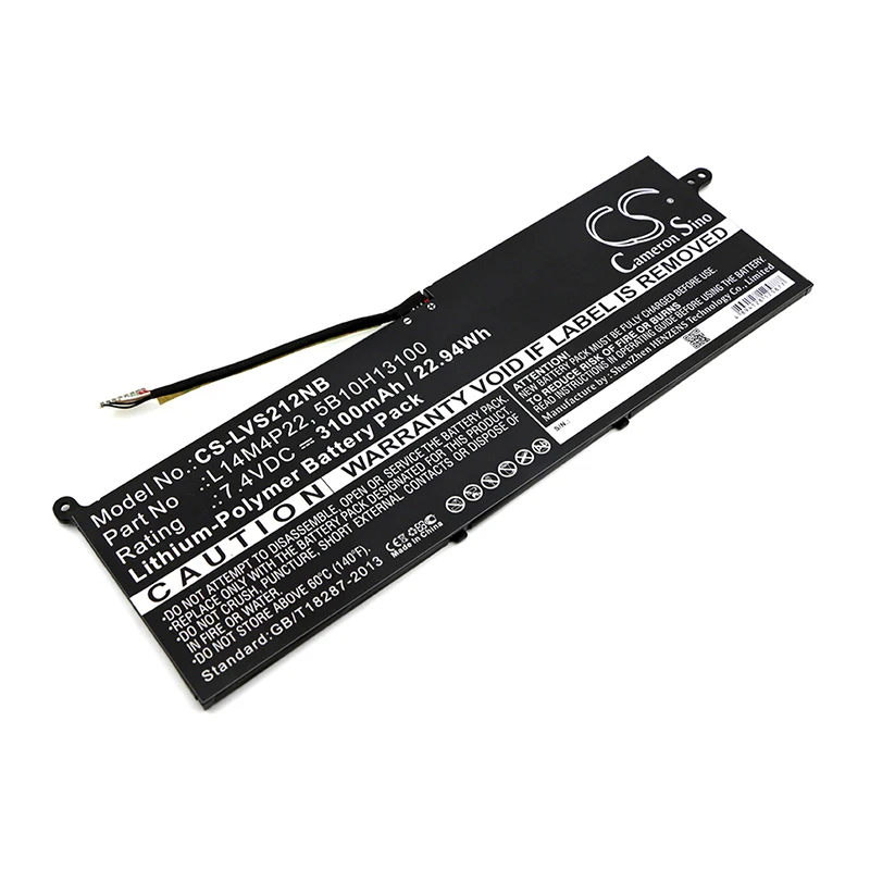 Аккумулятор 3100 мАч L14M4P22 5B10H13100 для Lenovo IdeaPad S21E-20 IdeaPad S21E-20 80M4
Аккумулятор 3100 мАч L14M4P22 5B10H13100 для Lenovo IdeaPad S21E-20 IdeaPad S21E-20 80M4