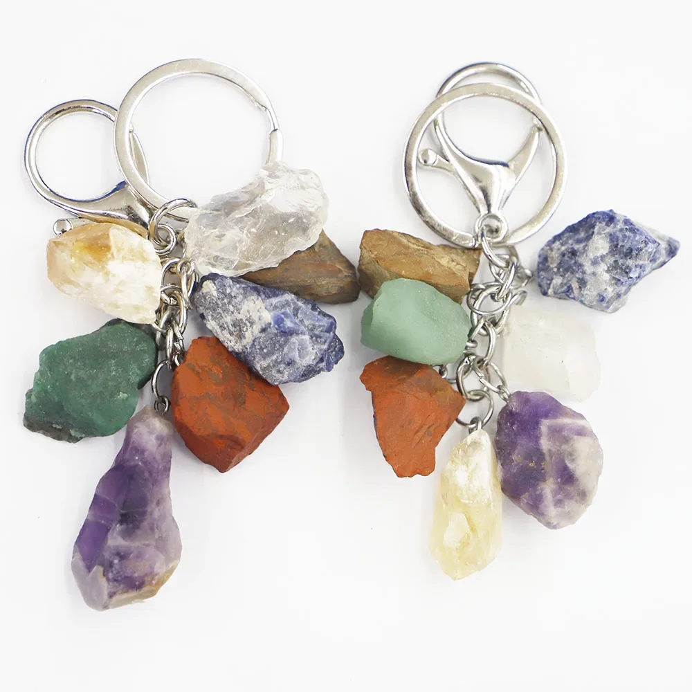 2023New Natural Gravel Stone 7 Chakra Pray Keychain Multicolor Yoga Healing Fashion Diy Key Chain Ring Heart Pendants Wholesale
2023New Natural Gravel Stone 7 Chakra Pray Keychain Multicolor Yoga Healing Fashion Diy Key Chain Ring Heart Pendants Wholesale