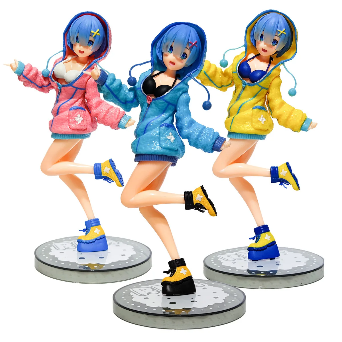 3 types Anime Re:Life In A Different World From Zero Rem Ram Sweater Girl Action Figure Toys Cute Rem Ram Figure PVC Model Toys
3 types Anime Re:Life In A Different World From Zero Rem Ram Sweater Girl Action Figure Toys Cute Rem Ram Figure PVC Model Toys