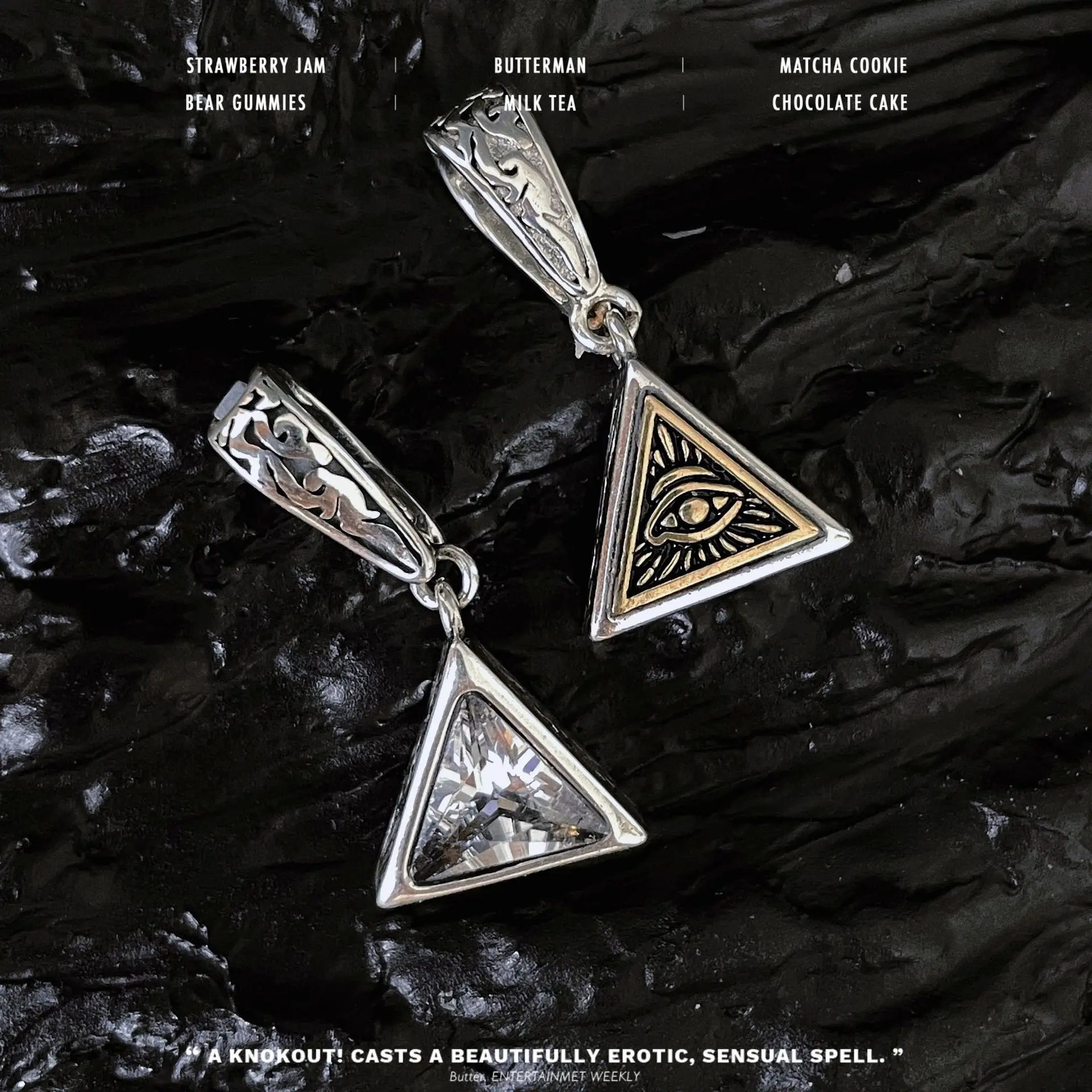 Vintage Fashion Personality God's Eye Triangle Pendant Eyes Tang Grass Necklace Banquet Jewelry Accessories Gift
Vintage Fashion Personality God's Eye Triangle Pendant Eyes Tang Grass Necklace Banquet Jewelry Accessories Gift