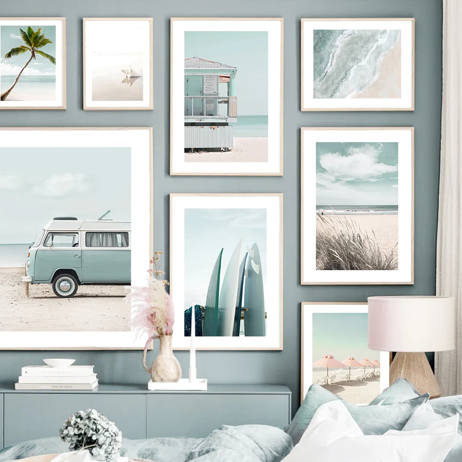 Beach Car Surfboard Coconut Trees Conch Ocean Wall Art Canvas Painting Nordic Posters And Prints Wall Pictures Living Room Decor
Beach Car Surfboard Coconut Trees Conch Ocean Wall Art Canvas Painting Nordic Posters And Prints Wall Pictures Living Room Decor