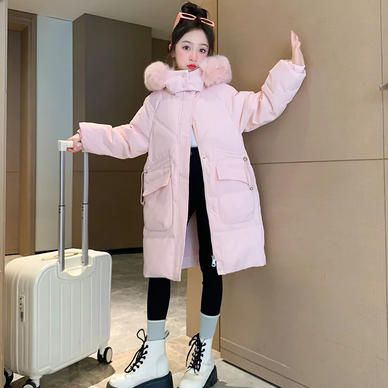 Girls Down Coat Jacket Cotton Windbreak Outwear 2023 Furs Warm Thicken Velvet Winter Skiwear Plus Size Children's Clothing
Girls Down Coat Jacket Cotton Windbreak Outwear 2023 Furs Warm Thicken Velvet Winter Skiwear Plus Size Children's Clothing