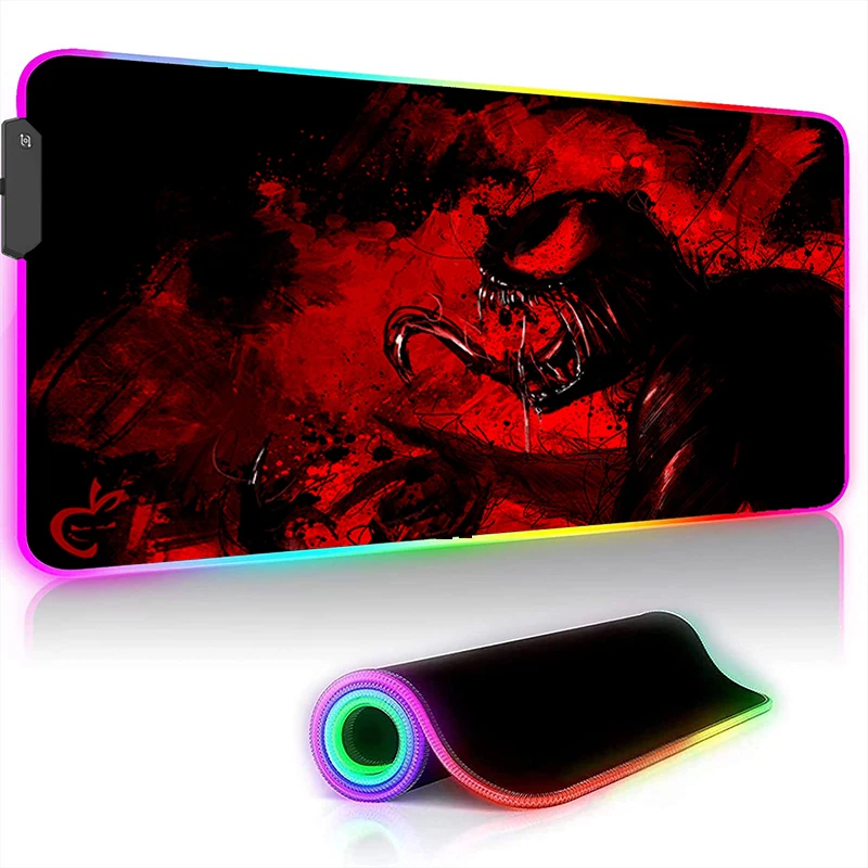 Игровой коврик для мыши с RGB-светодиодами, Веном, аксессуары для ноутбука и настольного компьютера, коврик для клавиатуры, коврики для игр, с...
Игровой коврик для мыши с RGB-светодиодами, Веном, аксессуары для ноутбука и настольного компьютера, коврик для клавиатуры, коврики для игр, с...