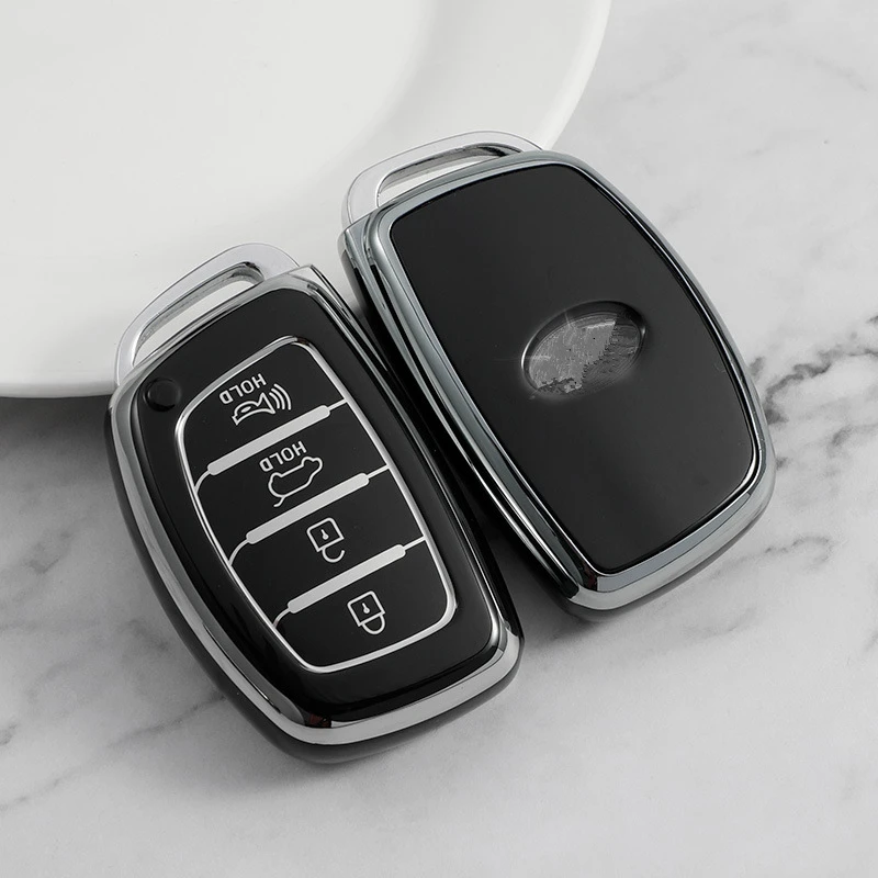 New TPU Car Key Cover for Hyundai Tucson Santa Fe Rena Sonata Elantra Creta Ix35 Ix45 I10 I30 I40 3 4 Button Premium Key Case
New TPU Car Key Cover for Hyundai Tucson Santa Fe Rena Sonata Elantra Creta Ix35 Ix45 I10 I30 I40 3 4 Button Premium Key Case