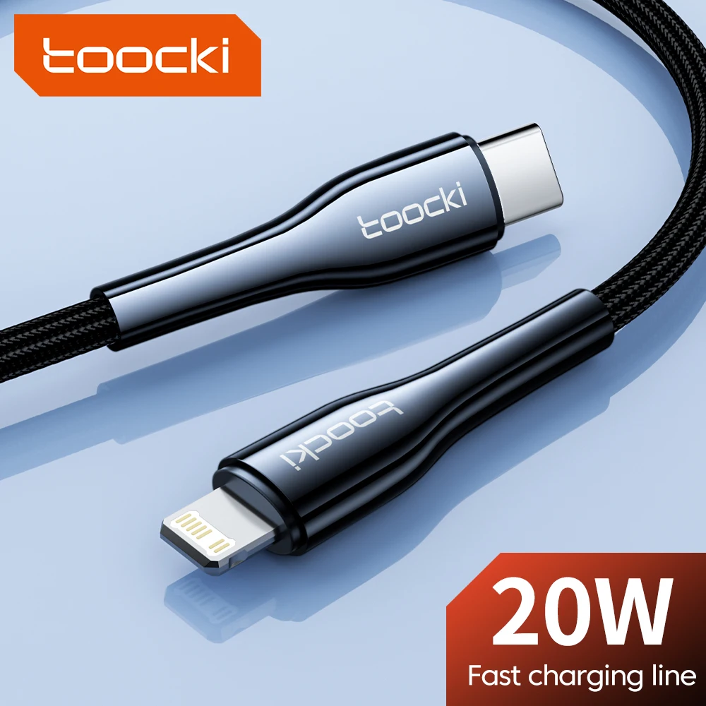 Toocki USB Type C Lightning Cable PD 20W For IPhone 14 13 12 Pro Max Mini Xs Xr iPad MacBook Fast Charge Charger Data Cord Wire
Toocki USB Type C Lightning Cable PD 20W For IPhone 14 13 12 Pro Max Mini Xs Xr iPad MacBook Fast Charge Charger Data Cord Wire