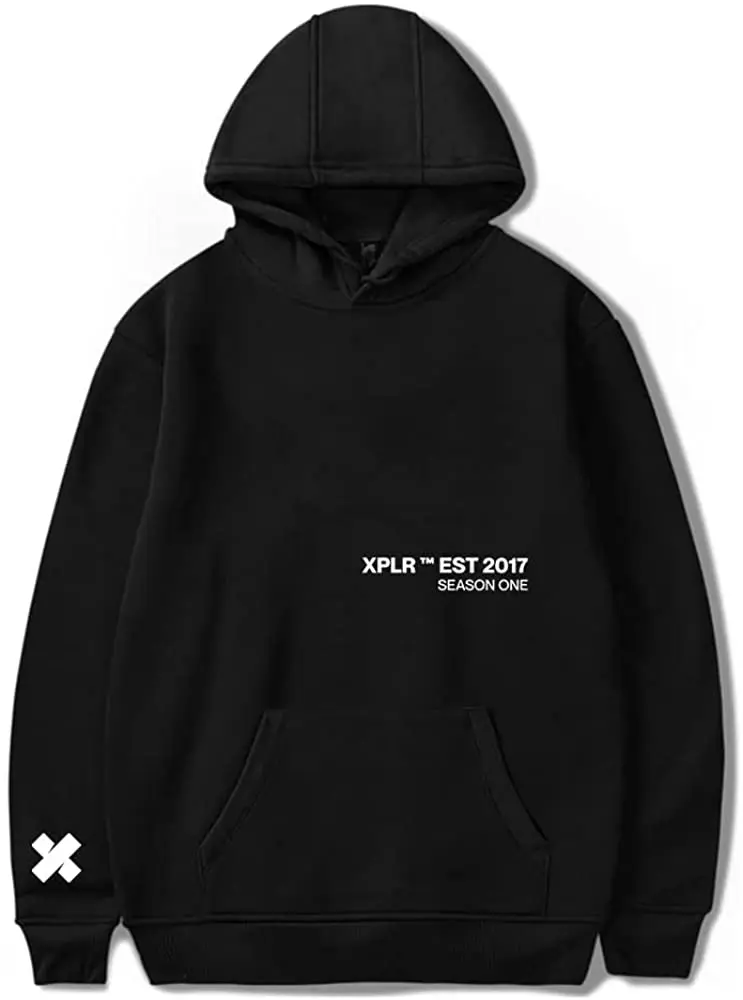 Sam and Colby Merch XPLR Seaton 1 Black Hoodie Women Men Sweatshirt Casual Long Sleeve Boy girls Clothes Autumn Winter
Sam and Colby Merch XPLR Seaton 1 Black Hoodie Women Men Sweatshirt Casual Long Sleeve Boy girls Clothes Autumn Winter