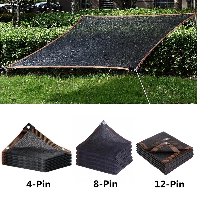 4/8/12PIN Black Sunshade Net Shading 60~90% Plant Greenhouse Cover Mesh Fence Privacy Screen Garden Sun Shed Outdoor Anti-UV
4/8/12PIN Black Sunshade Net Shading 60~90% Plant Greenhouse Cover Mesh Fence Privacy Screen Garden Sun Shed Outdoor Anti-UV