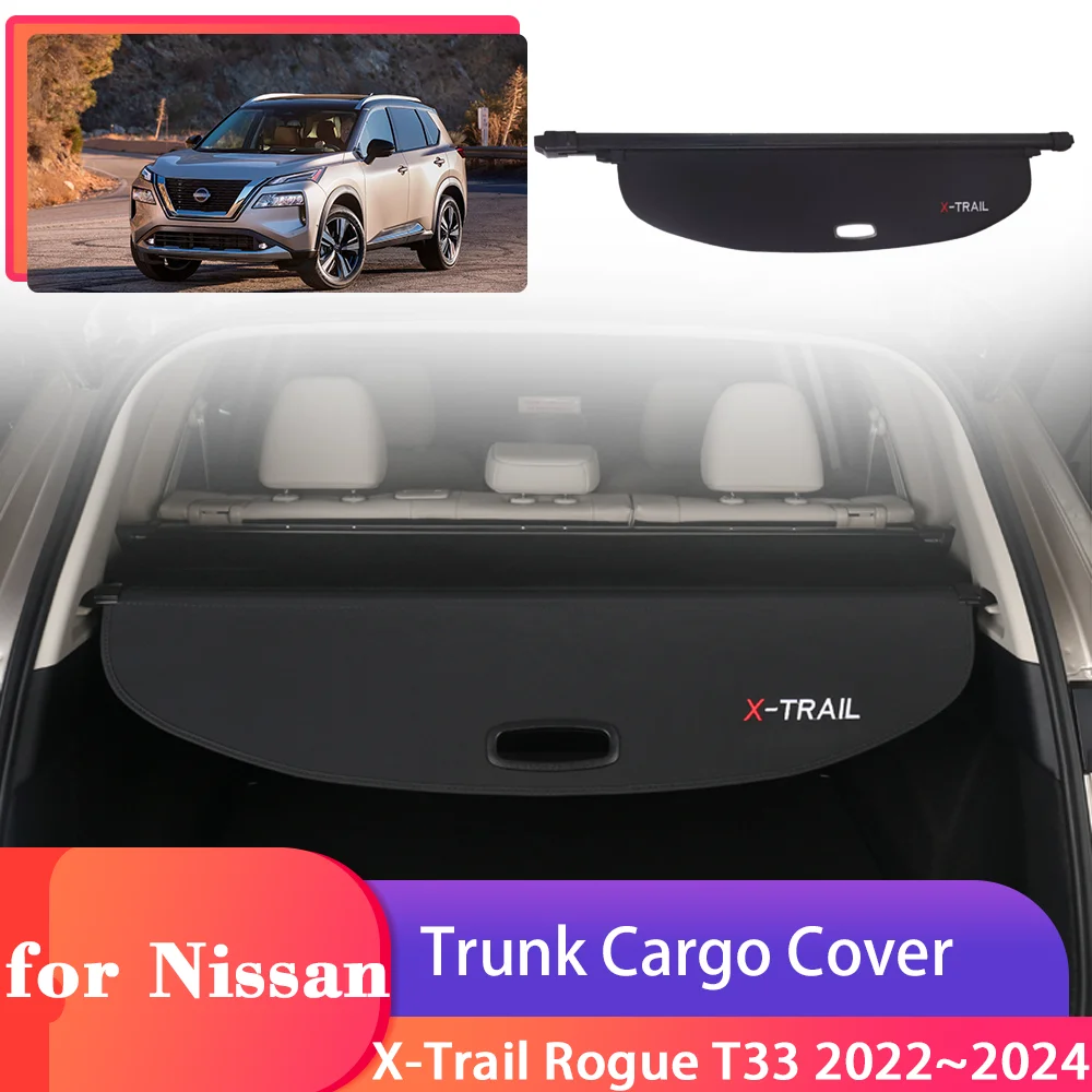 Крышка для багажника автомобиля для Nissan X-Trail Rogue T33 2022 ~ 2024 панель жалюзи защитный щит занавеска перегородка аксессуары для конфиденциальности
Крышка для багажника автомобиля для Nissan X-Trail Rogue T33 2022 ~ 2024 панель жалюзи защитный щит занавеска перегородка аксессуары для конфиденциальности