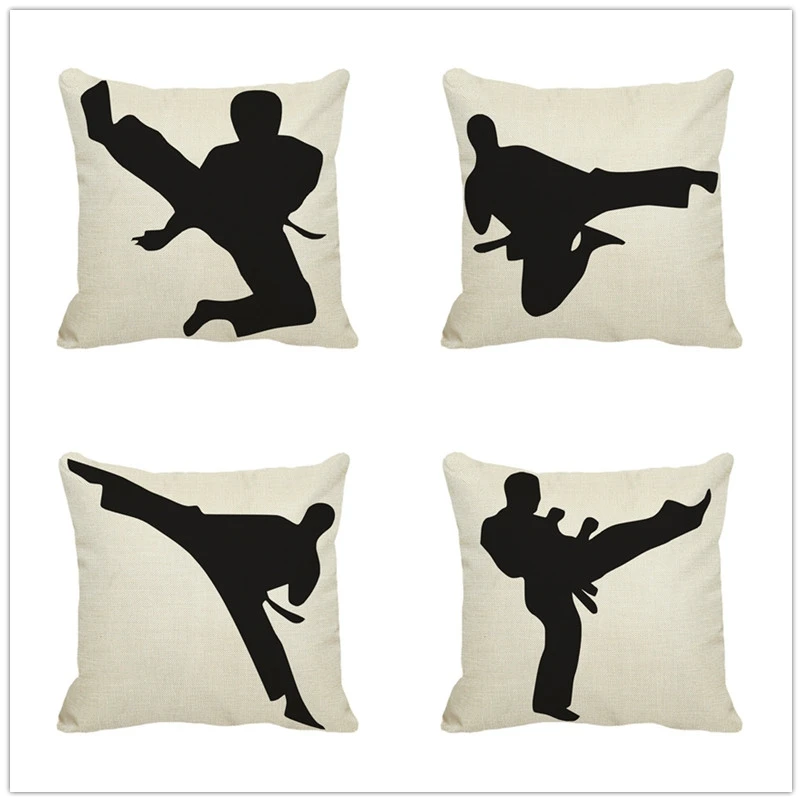 Modern Creative Taekwondo Pattern Throw Pillow Sofa Car Cushion Cover Living Room Bedroom Decor Pillow Case
Modern Creative Taekwondo Pattern Throw Pillow Sofa Car Cushion Cover Living Room Bedroom Decor Pillow Case