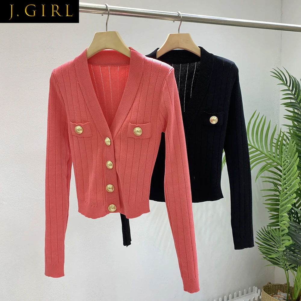 High Quality Fashion Women Spring Autumn Vintage Temperament Elegant Sweet V-Neck Thickened Knitted Cardigan Sweater Jacket Top
High Quality Fashion Women Spring Autumn Vintage Temperament Elegant Sweet V-Neck Thickened Knitted Cardigan Sweater Jacket Top