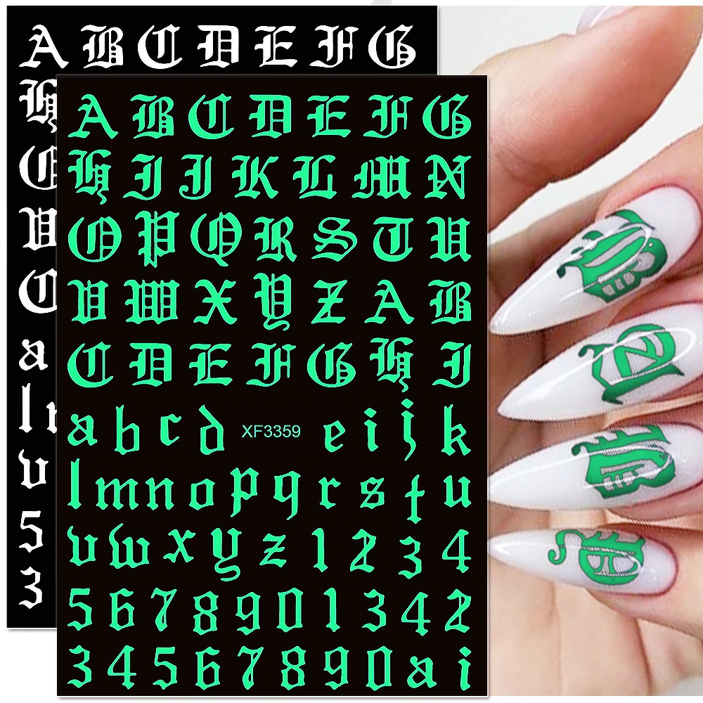 Holographic 26 English Alphabet Number 3D Self-adhesive Nail Stickers Bronzing Laser Letter Word Nail Decals Nail Art Decoration
Holographic 26 English Alphabet Number 3D Self-adhesive Nail Stickers Bronzing Laser Letter Word Nail Decals Nail Art Decoration