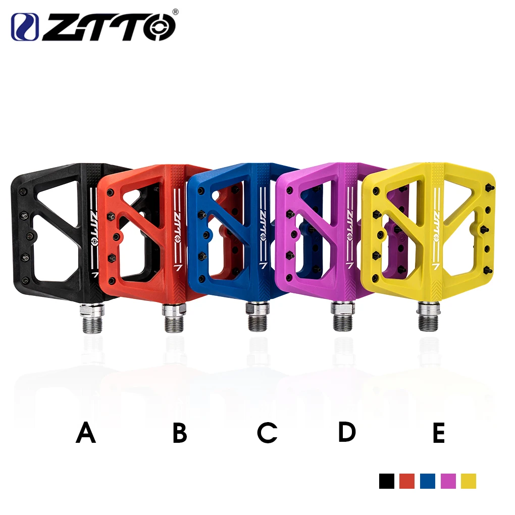 ZTTO 1 Pair Nylon Bicycle Pedal 24 Changeable Spikes Anti-slip Solid Color Bike Pedals Cycle Part Accessories Yellow
ZTTO 1 Pair Nylon Bicycle Pedal 24 Changeable Spikes Anti-slip Solid Color Bike Pedals Cycle Part Accessories Yellow