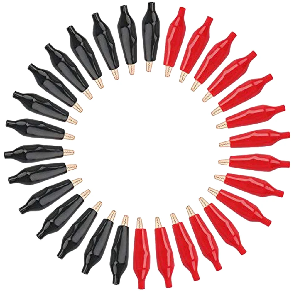 Clips Alligator Clamp Test Electrical Insulatedclamps Crocodilebows Metal Multimeter Aligator Jumper Safety Black Red Mini Boots
Clips Alligator Clamp Test Electrical Insulatedclamps Crocodilebows Metal Multimeter Aligator Jumper Safety Black Red Mini Boots