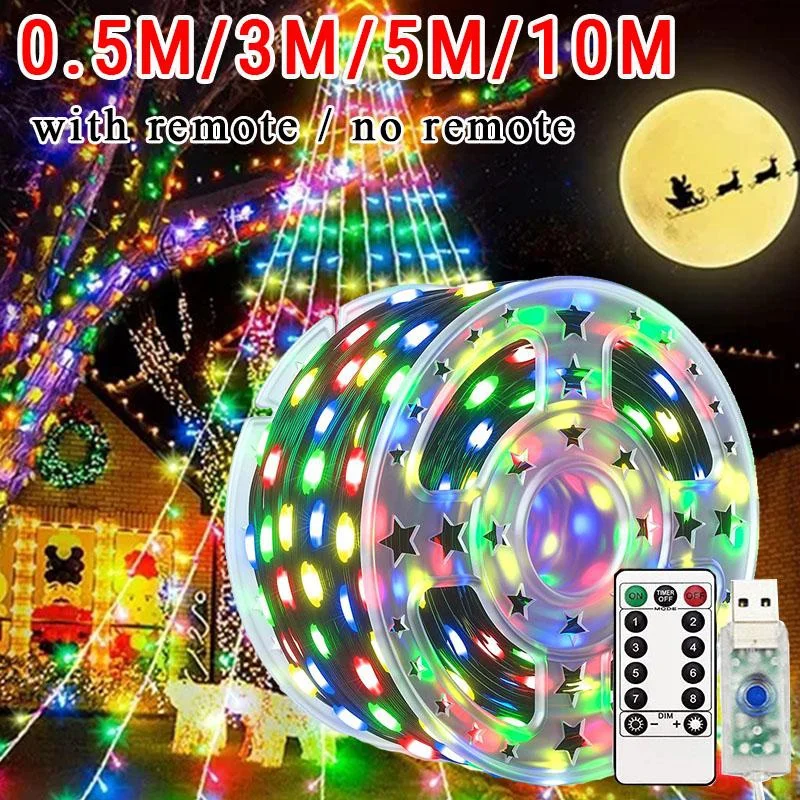 10/5M 5V Bluetooth RGBIC LED String Light Dreamcolor Fairy Christmas Lights Garland Bedroom Party Wedding Christmas Decoration
10/5M 5V Bluetooth RGBIC LED String Light Dreamcolor Fairy Christmas Lights Garland Bedroom Party Wedding Christmas Decoration