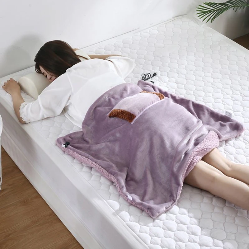 Usb Electric Heating Blanket Warm Fleece Plush Adjust Temperature Winter Large 60*80cm Washable Winter Thermal Blanket Heated
Usb Electric Heating Blanket Warm Fleece Plush Adjust Temperature Winter Large 60*80cm Washable Winter Thermal Blanket Heated