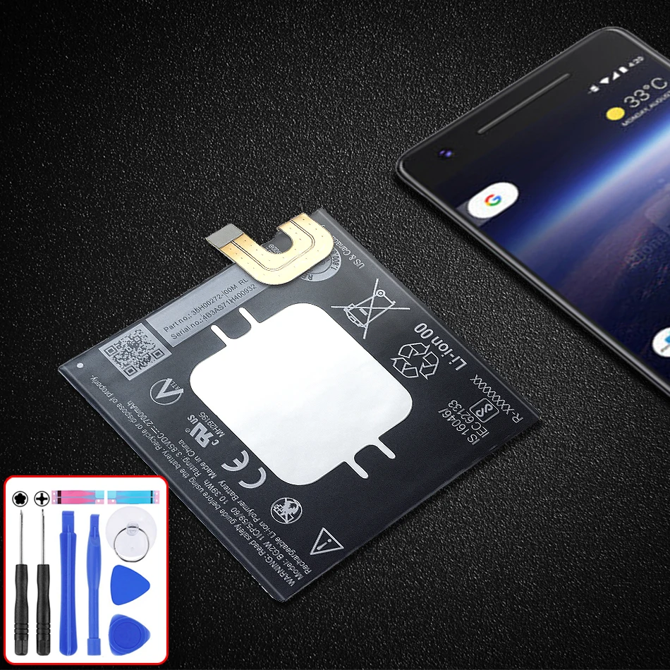 For HTC Google Pixel 2B Pixel 2 Muski Powerful Polymer Li-ion Battery Mobile Phone Battery BG2W 2700mAh
For HTC Google Pixel 2B Pixel 2 Muski Powerful Polymer Li-ion Battery Mobile Phone Battery BG2W 2700mAh