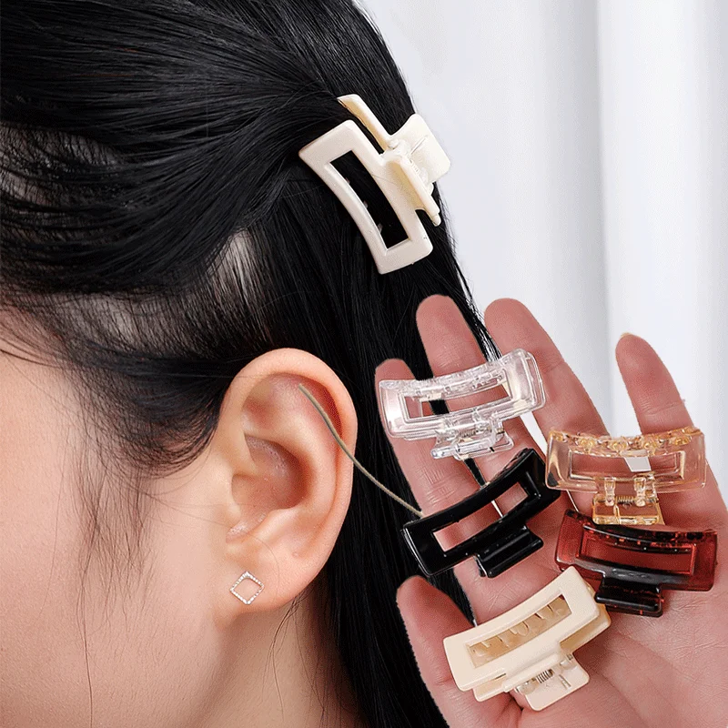 New Mini Barrette Square Bangs Clip Cute Solid Color Hairpins Hair Clip Crab for Women Girl Clamp Hair Accessorie Headwear
New Mini Barrette Square Bangs Clip Cute Solid Color Hairpins Hair Clip Crab for Women Girl Clamp Hair Accessorie Headwear