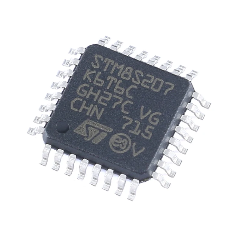 10PCS/Pack New OriginalSTM8S207K6T6C LQFP-32 24MHz/32KB Flash memory / 8-bit microcontroller -MCU
10PCS/Pack New OriginalSTM8S207K6T6C LQFP-32 24MHz/32KB Flash memory / 8-bit microcontroller -MCU