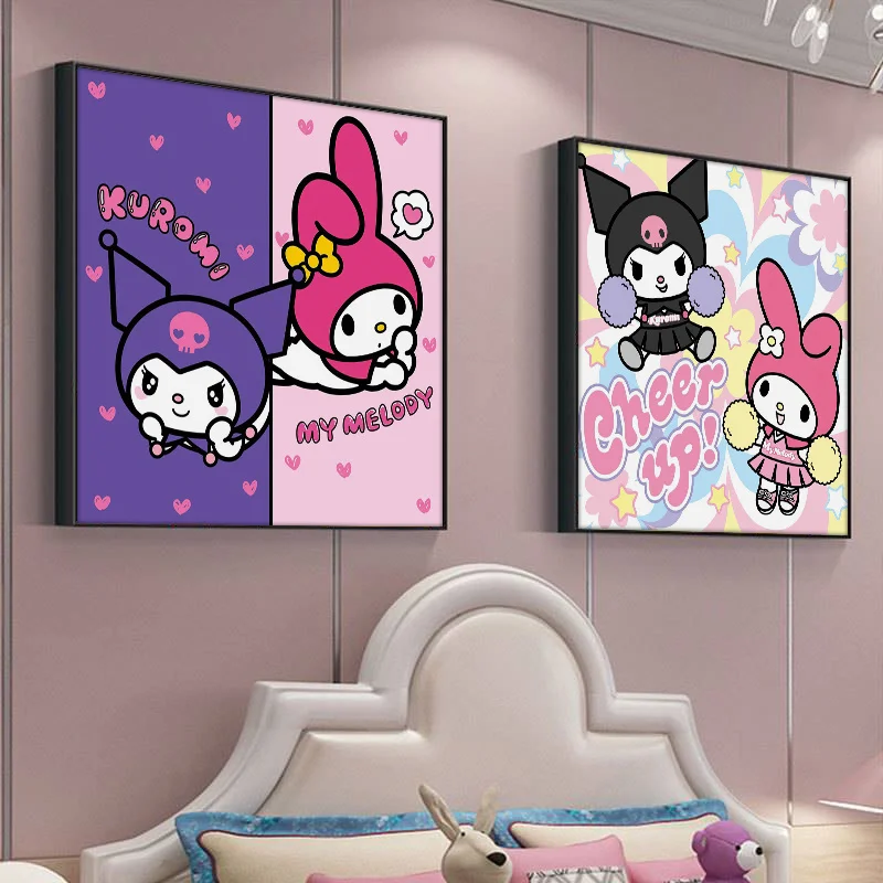 Sanrio Anime Peripheral Kawaii Cute Cartoon Kulomi My Melody Decorative Painting Creative Waterproof Wall Mural Gift Wholesale
Sanrio Anime Peripheral Kawaii Cute Cartoon Kulomi My Melody Decorative Painting Creative Waterproof Wall Mural Gift Wholesale