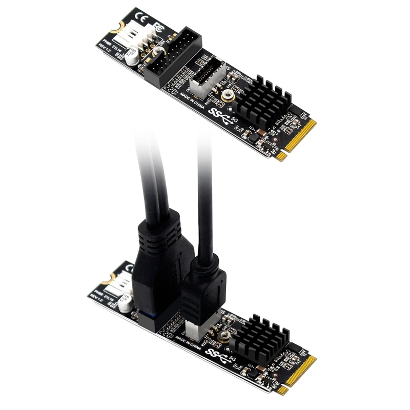 PH69 M.2 M Key PCIe to USB 3.1 Front Expansion Card 5Gb TYPE C+19/20PIN Interface Adapter Converter With 4Pin Power Port
PH69 M.2 M Key PCIe to USB 3.1 Front Expansion Card 5Gb TYPE C+19/20PIN Interface Adapter Converter With 4Pin Power Port