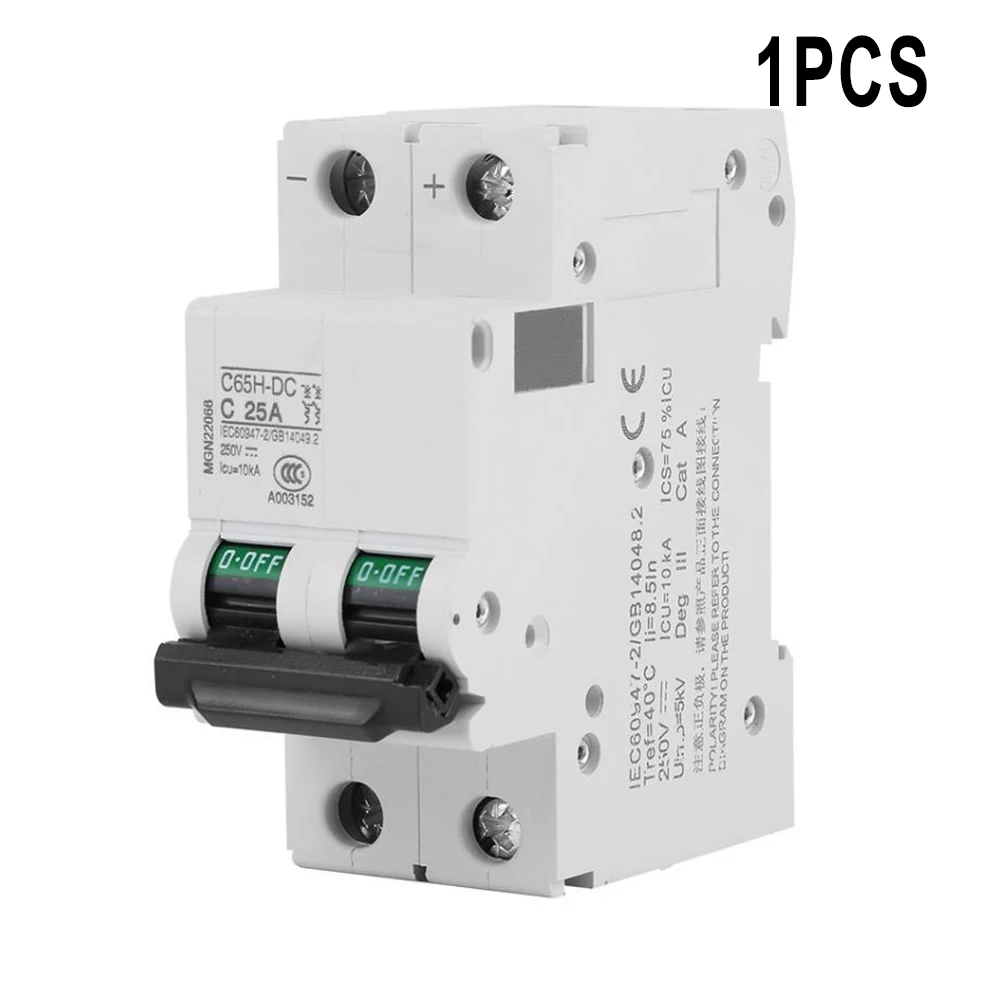 1PC DC Circuit Breaker Switch MCB Solar Bipolar Type C 6KA 250V 1625 32 40 63Amp 16-63A Power Protection Circuit Breaker Switch
1PC DC Circuit Breaker Switch MCB Solar Bipolar Type C 6KA 250V 1625 32 40 63Amp 16-63A Power Protection Circuit Breaker Switch