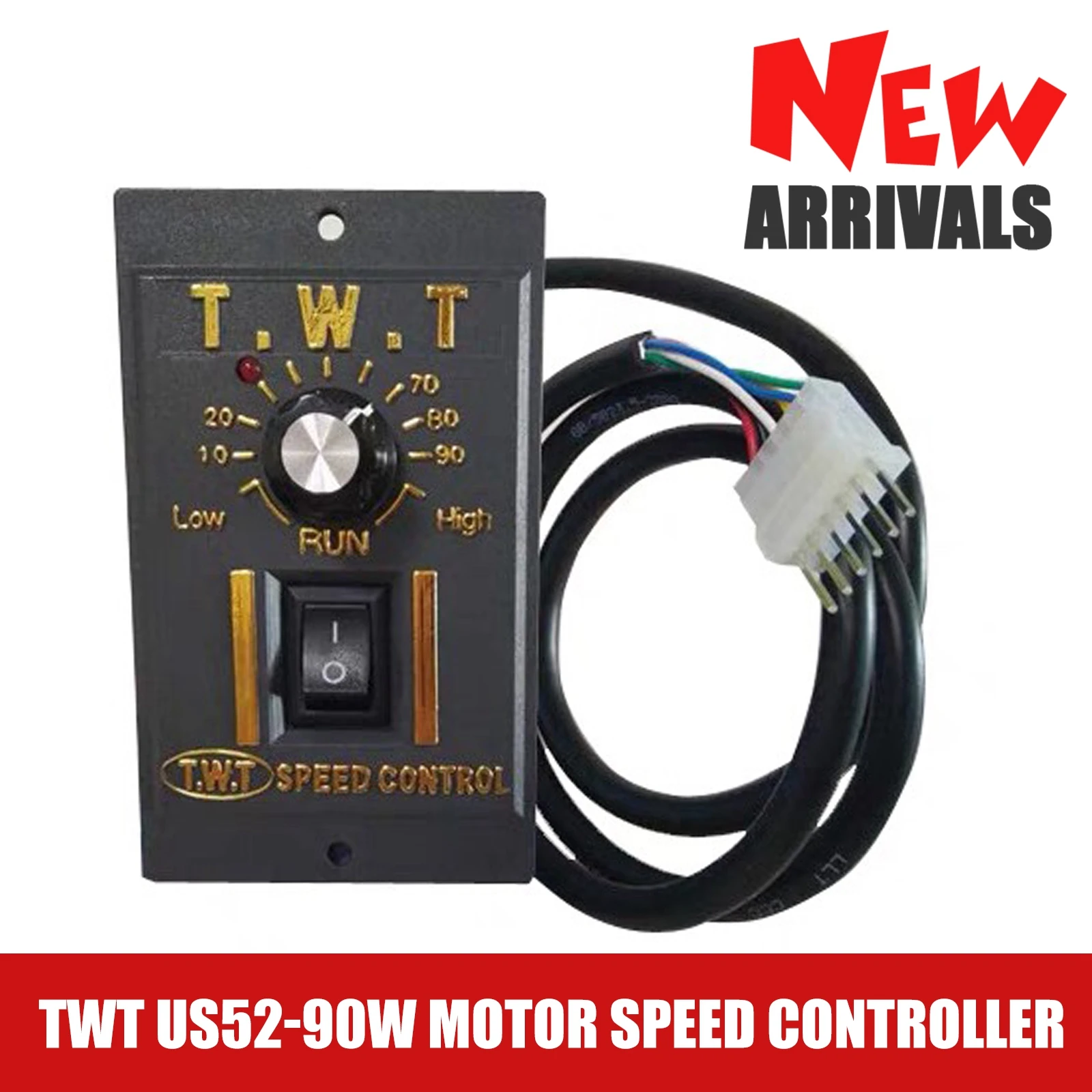 Новинка, Черный регулятор скорости электродвигателя, Регулируемый блок управления скоростью электродвигателя
Новинка, Черный регулятор скорости электродвигателя, Регулируемый блок управления скоростью электродвигателя