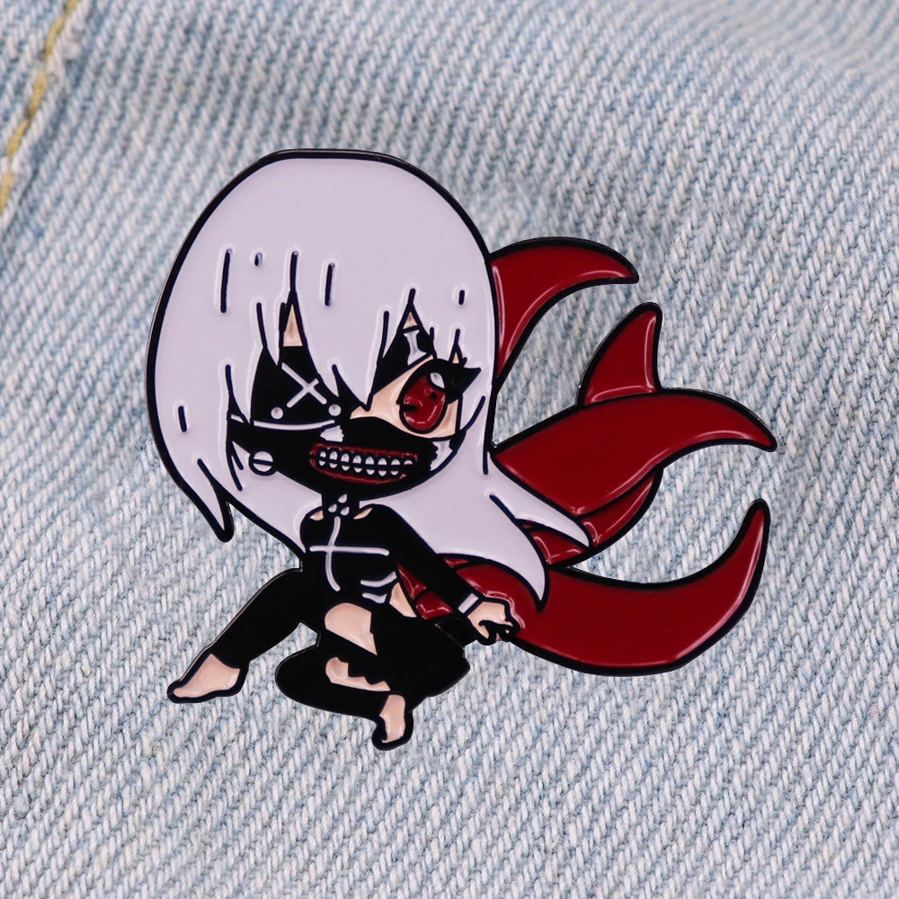 Tokyo Ghoul Brooch Anime Pin Brooches for Women Japanese Lapel Pins Badges on Backpack Enamel Jewelry Fashion Accessories
Tokyo Ghoul Brooch Anime Pin Brooches for Women Japanese Lapel Pins Badges on Backpack Enamel Jewelry Fashion Accessories