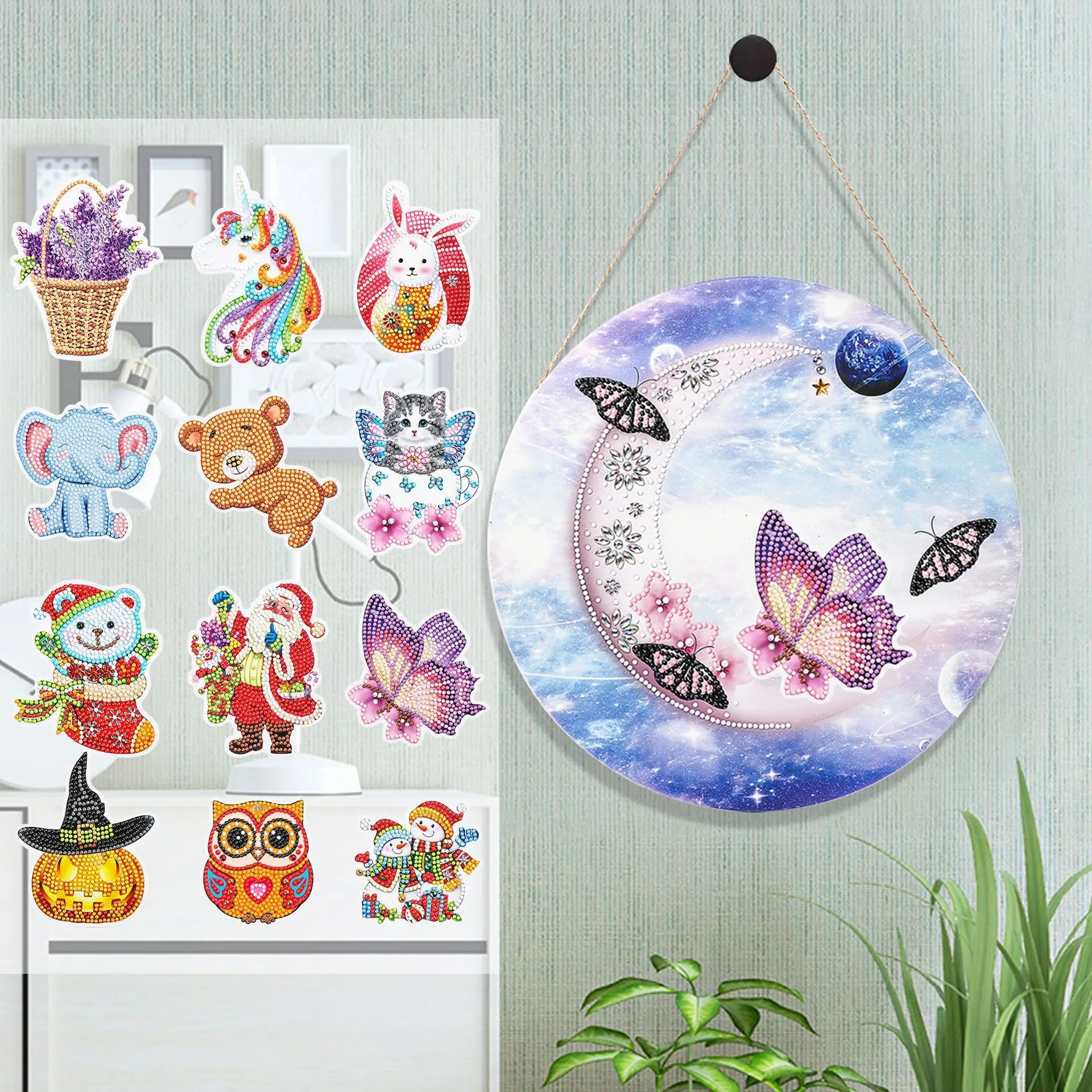 2023 New diamond painting 5D creative iron door plate soft magnetic stickers drill painting holiday decorative painting
2023 New diamond painting 5D creative iron door plate soft magnetic stickers drill painting holiday decorative painting
