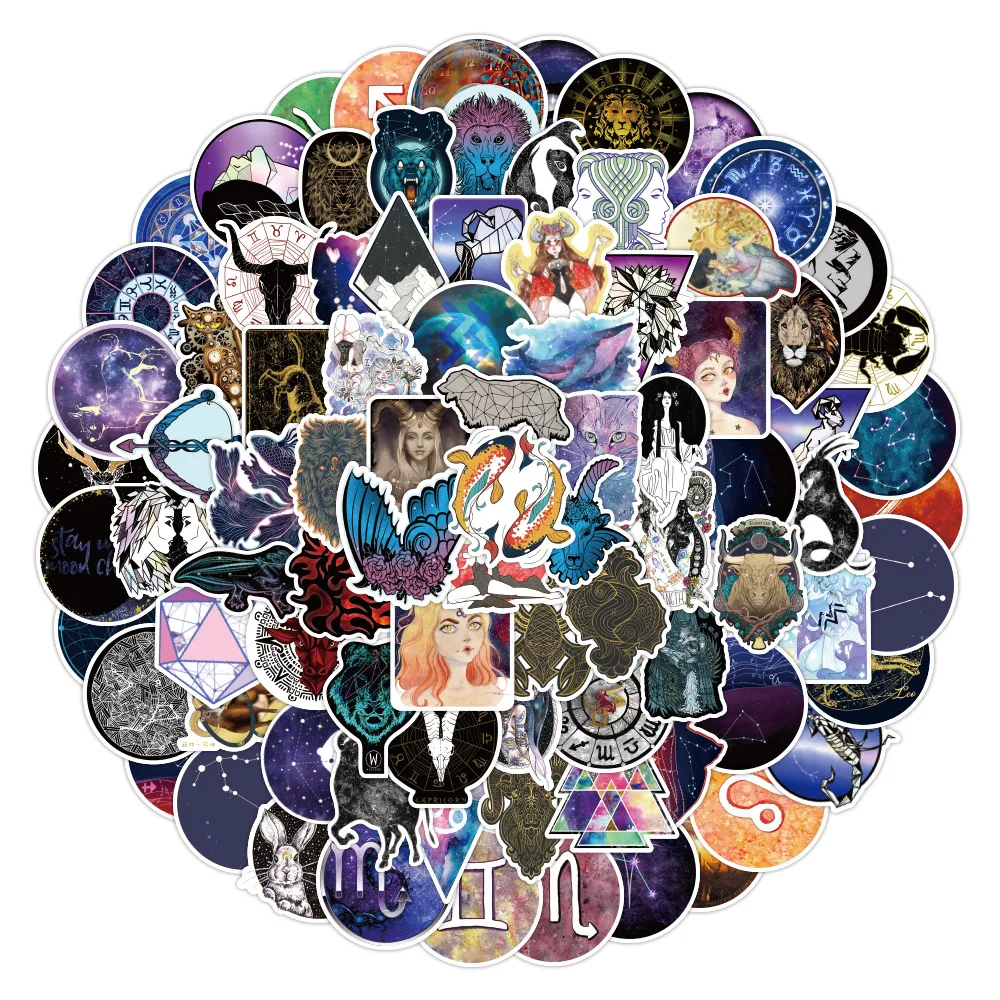 10/30/50/100pcs Twelve Constellation Starry Sky Graffiti Stickers Luggage Trolley Case Waterproof Laptop Stickers
10/30/50/100pcs Twelve Constellation Starry Sky Graffiti Stickers Luggage Trolley Case Waterproof Laptop Stickers