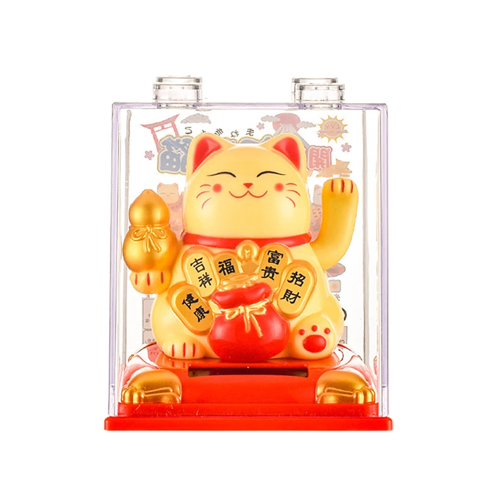 Fortunate Cat Lucky Cat Wave Hands 3.15 Inches 8.3*8.1*8.1cm Car Decor Solar Waving Beckoning Cat Brand New High Quality
Fortunate Cat Lucky Cat Wave Hands 3.15 Inches 8.3*8.1*8.1cm Car Decor Solar Waving Beckoning Cat Brand New High Quality