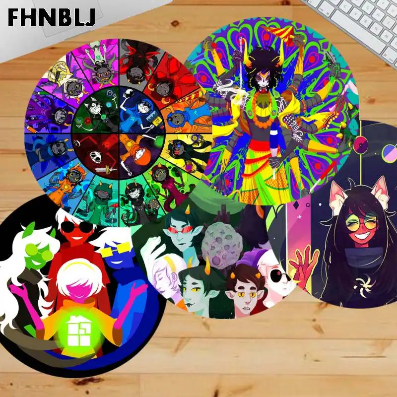 FHNBLJ Top Quality Homestuck Gaming round Mouse Pad Computer Mats gaming Mousepad Rug For PC Laptop Notebook
FHNBLJ Top Quality Homestuck Gaming round Mouse Pad Computer Mats gaming Mousepad Rug For PC Laptop Notebook