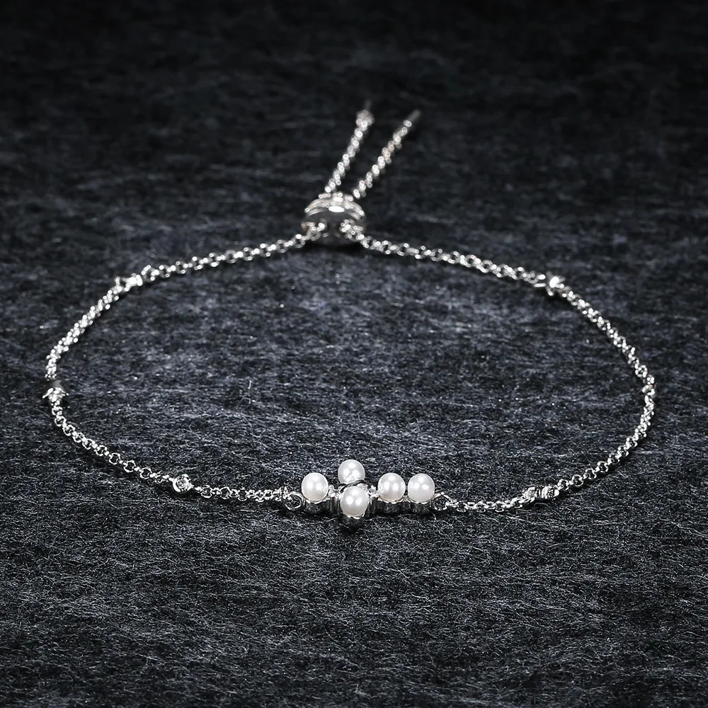 APM STYLE High Quality 925 Sterling Silver Cross Pearl Bracelet With Gentle Temperament Adjustable Length Gifts
APM STYLE High Quality 925 Sterling Silver Cross Pearl Bracelet With Gentle Temperament Adjustable Length Gifts