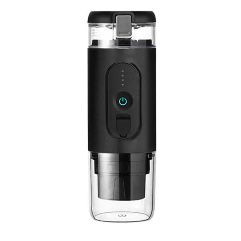 1Set Black Portable 2 In1 Espresso Coffee Maker Travel Coffee Maker Compatible Capsule And Ground Coffee For Car And Office
1Set Black Portable 2 In1 Espresso Coffee Maker Travel Coffee Maker Compatible Capsule And Ground Coffee For Car And Office