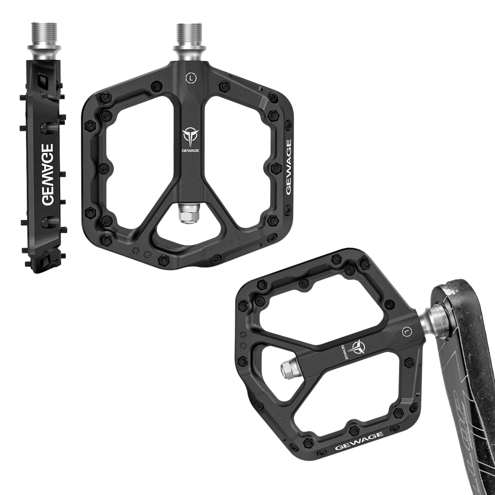 Bicycle Pedals Mountain Bike Road Bikes Anti-slip Ultralight Sealed Bearing One-piece Molding Bike Pedals
Bicycle Pedals Mountain Bike Road Bikes Anti-slip Ultralight Sealed Bearing One-piece Molding Bike Pedals