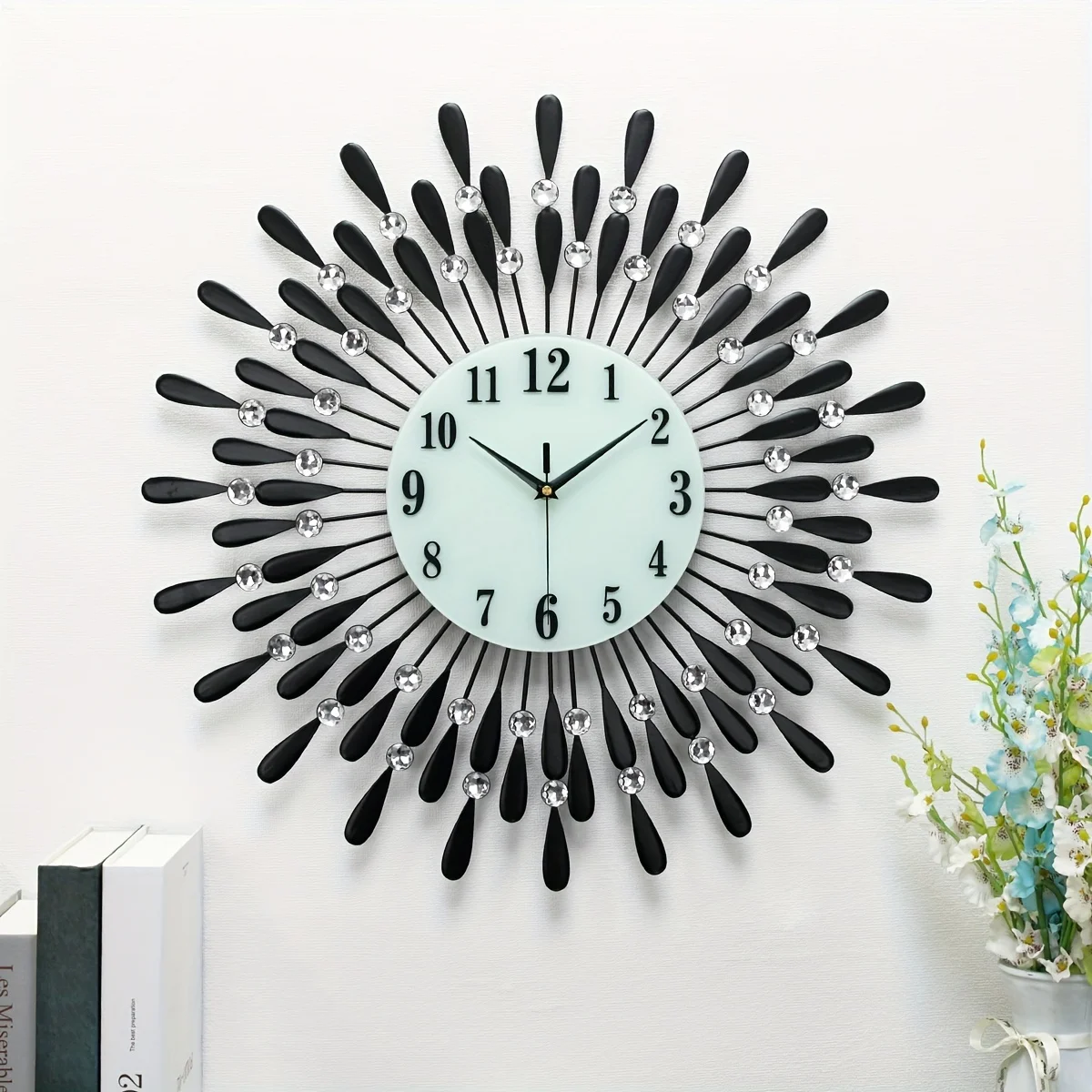 1pc, Large Wall Clock Metal Mute No Ticking Large Clock Modern Home Decor Wall Hanging Clock For Living Room Bedroom Dining Room
1pc, Large Wall Clock Metal Mute No Ticking Large Clock Modern Home Decor Wall Hanging Clock For Living Room Bedroom Dining Room