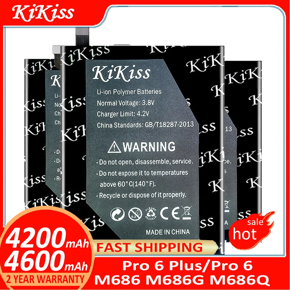 KiKiss Battery For Meizu Meizy PRO 6 Plus PRO6 Plus 6Plus/Pro 6 Pro6/M686 M686G M686Q Batteries Batterij + free tools
KiKiss Battery For Meizu Meizy PRO 6 Plus PRO6 Plus 6Plus/Pro 6 Pro6/M686 M686G M686Q Batteries Batterij + free tools