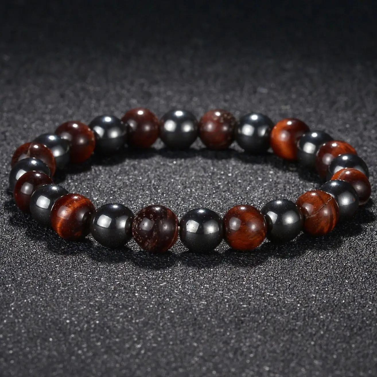Men Shiny Black Natural Stone Beaded Bracelets Hematite Tiger Eye Stone Beads Bracelets Women Yoga Jewelry
Men Shiny Black Natural Stone Beaded Bracelets Hematite Tiger Eye Stone Beads Bracelets Women Yoga Jewelry