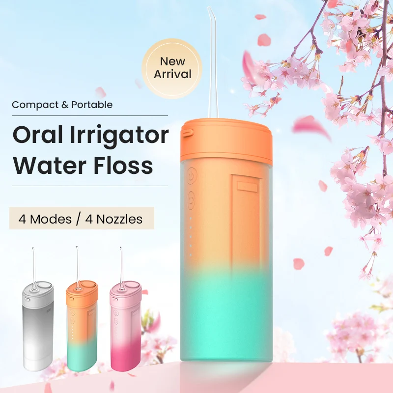 Mini Portable Oral Irrigator Dental Irrigator 4 Modes Teeth Water Flosser Ultrasonic Tooth Cleaner Waterpulse with Waterproof
Mini Portable Oral Irrigator Dental Irrigator 4 Modes Teeth Water Flosser Ultrasonic Tooth Cleaner Waterpulse with Waterproof