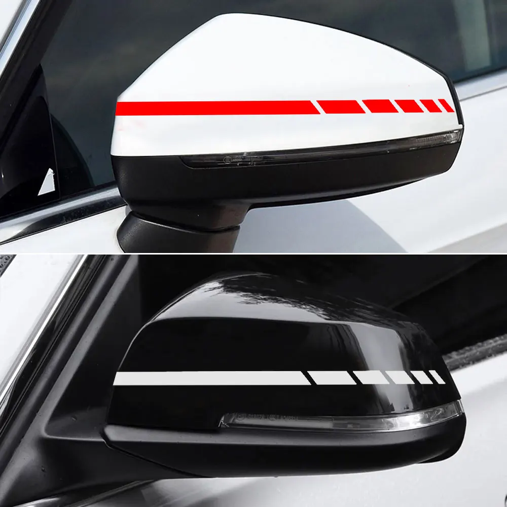 4Pcs/Set Car Tuning Sticker Rearview Mirror Side Decal Stripe Vinyl Truck Vehicle Body Accessories Black/White/Red 20x0.7cm
4Pcs/Set Car Tuning Sticker Rearview Mirror Side Decal Stripe Vinyl Truck Vehicle Body Accessories Black/White/Red 20x0.7cm