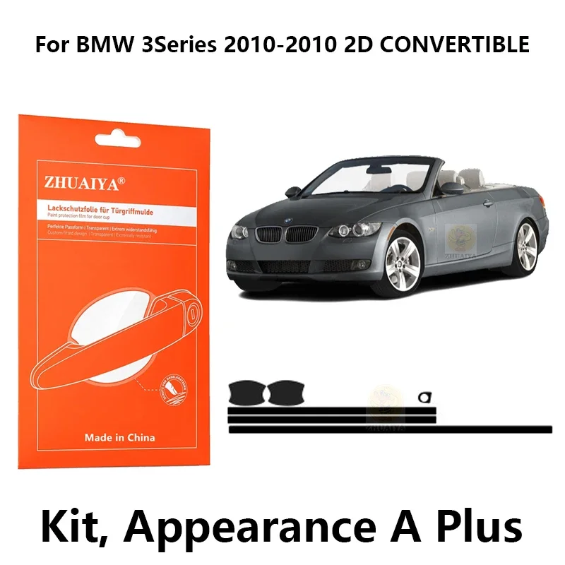 Защитная пленка ZHUAIYA для красок дверной ручки, ТПУ PPF для BMW 3 серии 2010-2010 2D, автомобильные аксессуары-трансформеры
Защитная пленка ZHUAIYA для красок дверной ручки, ТПУ PPF для BMW 3 серии 2010-2010 2D, автомобильные аксессуары-трансформеры