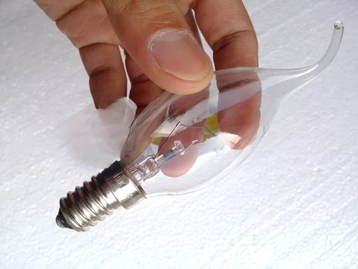 Candle Bulb Crystal Lamp E14 Pull Tail Tip Bubble 25W40W Retro Light Source Edison Mingzhu Liuming MZXX
Candle Bulb Crystal Lamp E14 Pull Tail Tip Bubble 25W40W Retro Light Source Edison Mingzhu Liuming MZXX