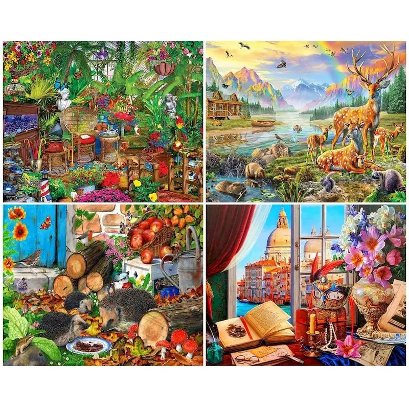 Gatyztory Diamond Painting Kit Plants and animals DIY Diamond Mosaic Sale Fall Home Decoration Deer Pictures Of Rhinestones
Gatyztory Diamond Painting Kit Plants and animals DIY Diamond Mosaic Sale Fall Home Decoration Deer Pictures Of Rhinestones