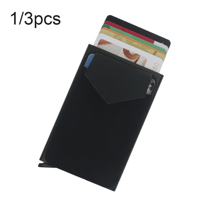 Pop Up Bank Card Holder Mini RFID Credit Card Wallet Aluminium Anti-theft Metal Wallets For Cards Box Storage Bag For Men Women
Pop Up Bank Card Holder Mini RFID Credit Card Wallet Aluminium Anti-theft Metal Wallets For Cards Box Storage Bag For Men Women