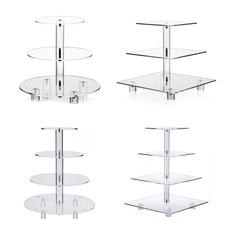 Acrylic Transparent Square Round Jewelry Rings Display Stand Cupcake Cake Dessert Display Stand Small Jewelry Bracket
Acrylic Transparent Square Round Jewelry Rings Display Stand Cupcake Cake Dessert Display Stand Small Jewelry Bracket